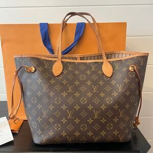 Authentic Louis Vuitton Neverfull MM Monogram Pre Owned